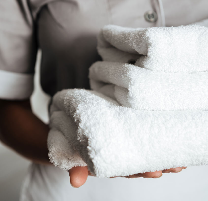 hotel towel salon namestaja i dekoracije