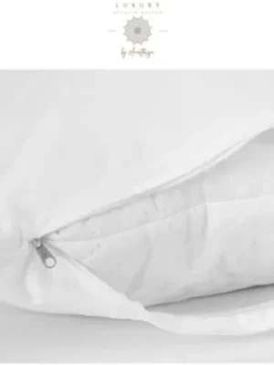 LUXURY ATELIER DESIGN Zaampscarontita za jastuk nepromociva bela 50x